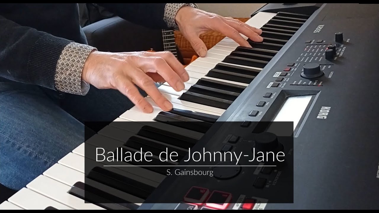 Ballade de Johnny-Jane - S. Gainsbourg - Piano solo