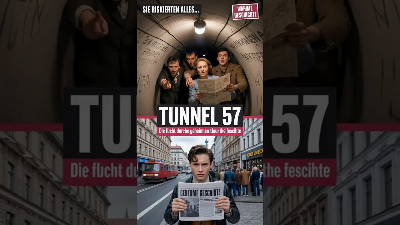 Ein Tunnel, 57 Flüchtlinge, eine wahre Heldentat gegen die Mauer! 