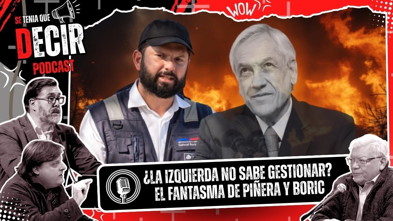 ¿LA IZQUIERDA NO SABE GESTIONAR? El fantasma de Piñera y la inoperancia del Estado