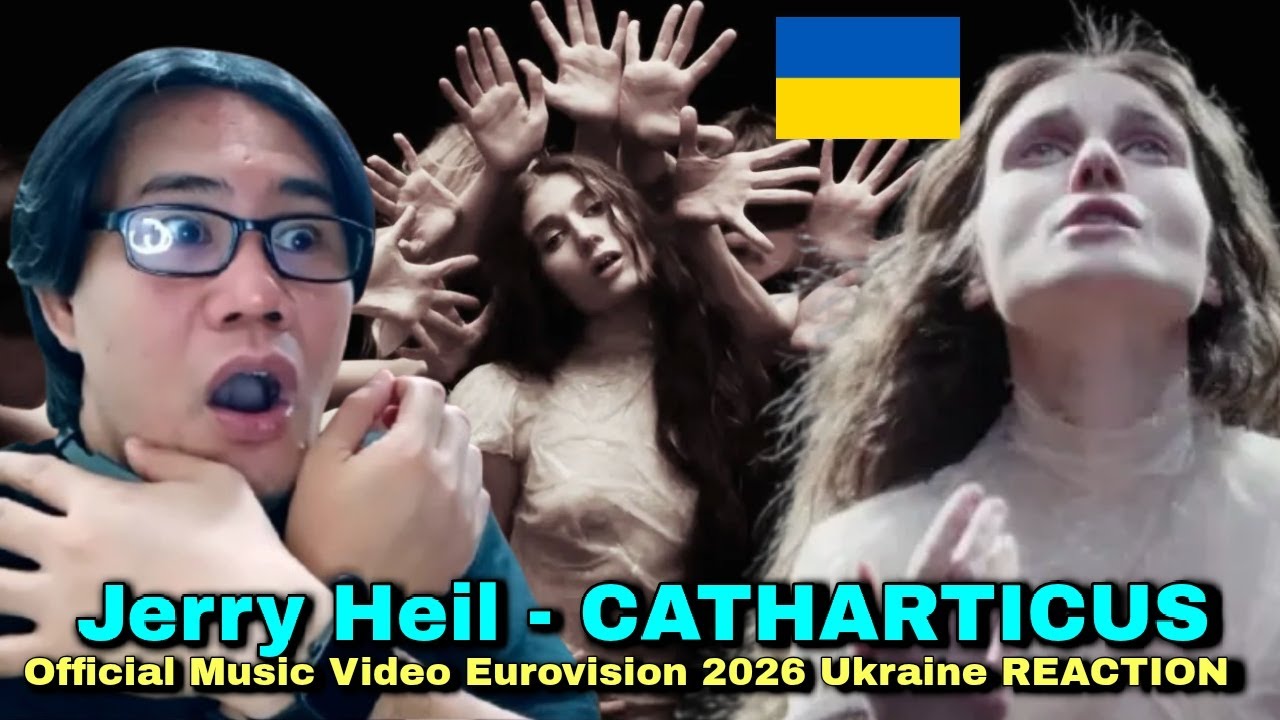 Jerry Heil - CATHARTICUS - Official Music Video Eurovision 2026 Ukraine REACTION