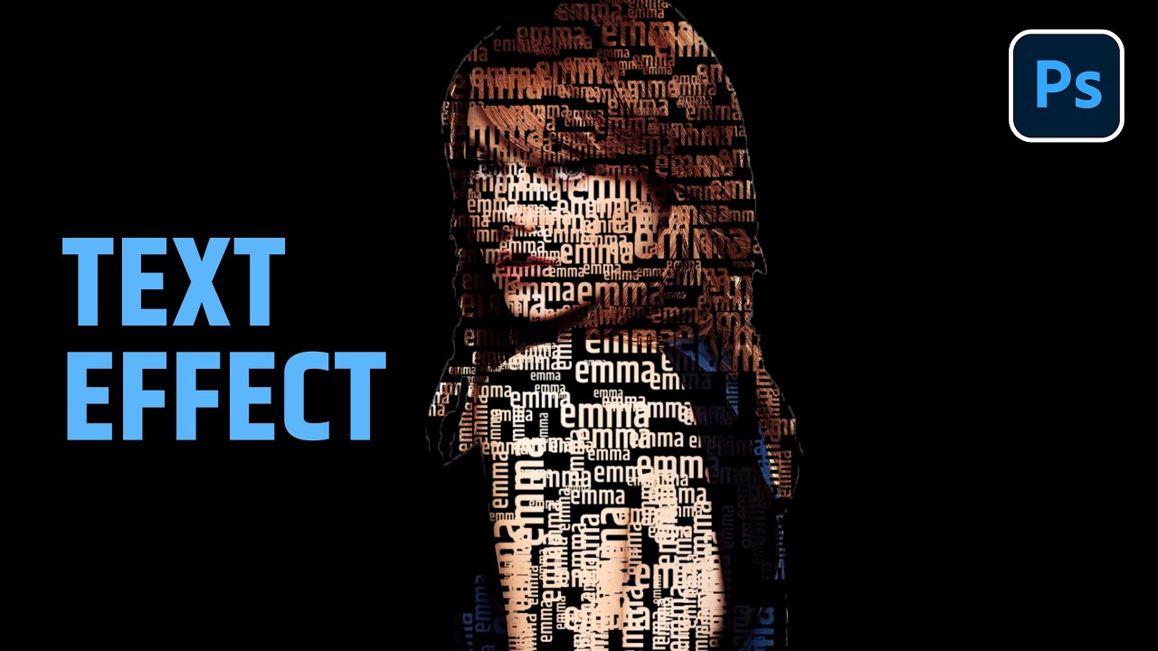 Create Cool Text Effect in Photoshop using Clipping Mask