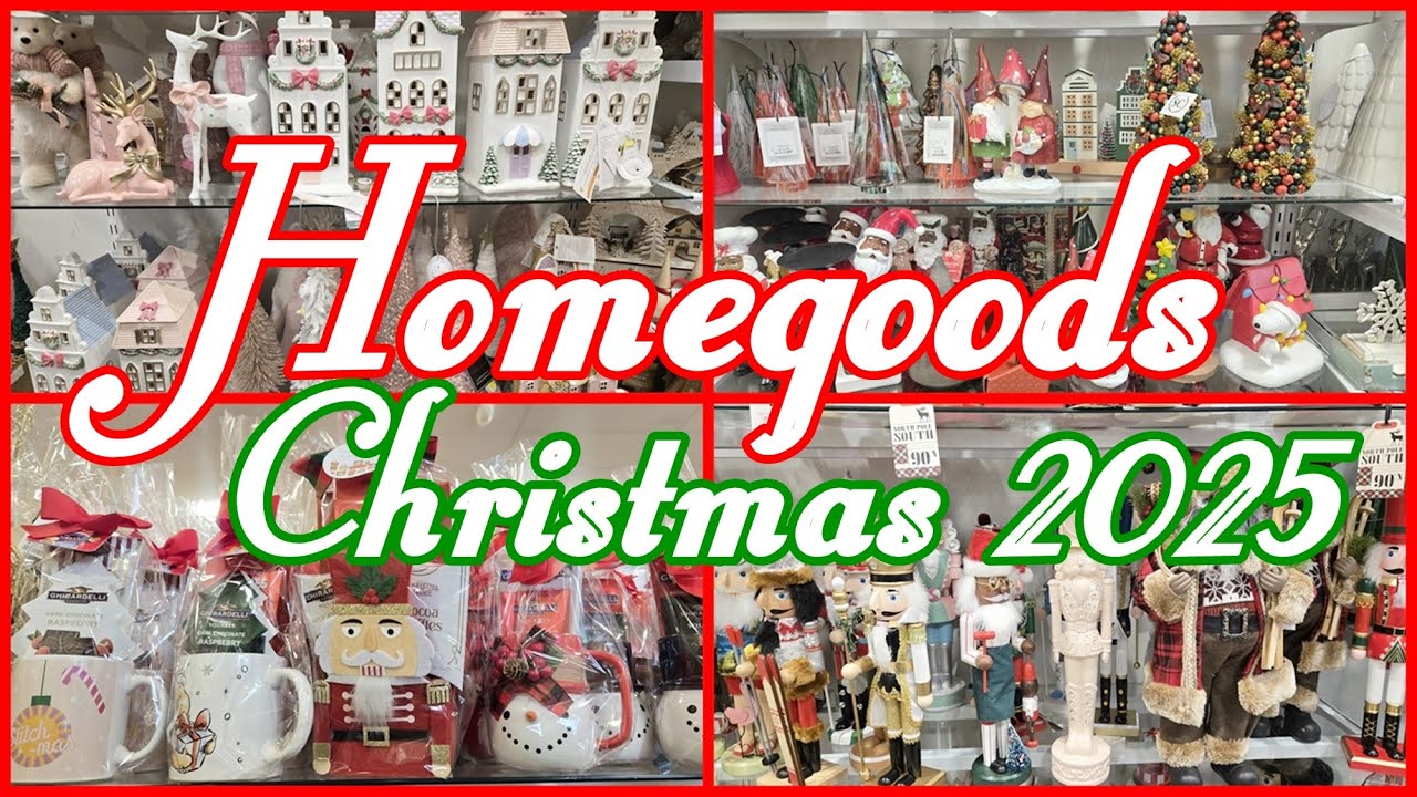 HOMEGOODS CHRISTMAS 2025 SHOP WITH ME CHRISTMAS DECOR AND GIFT SETS