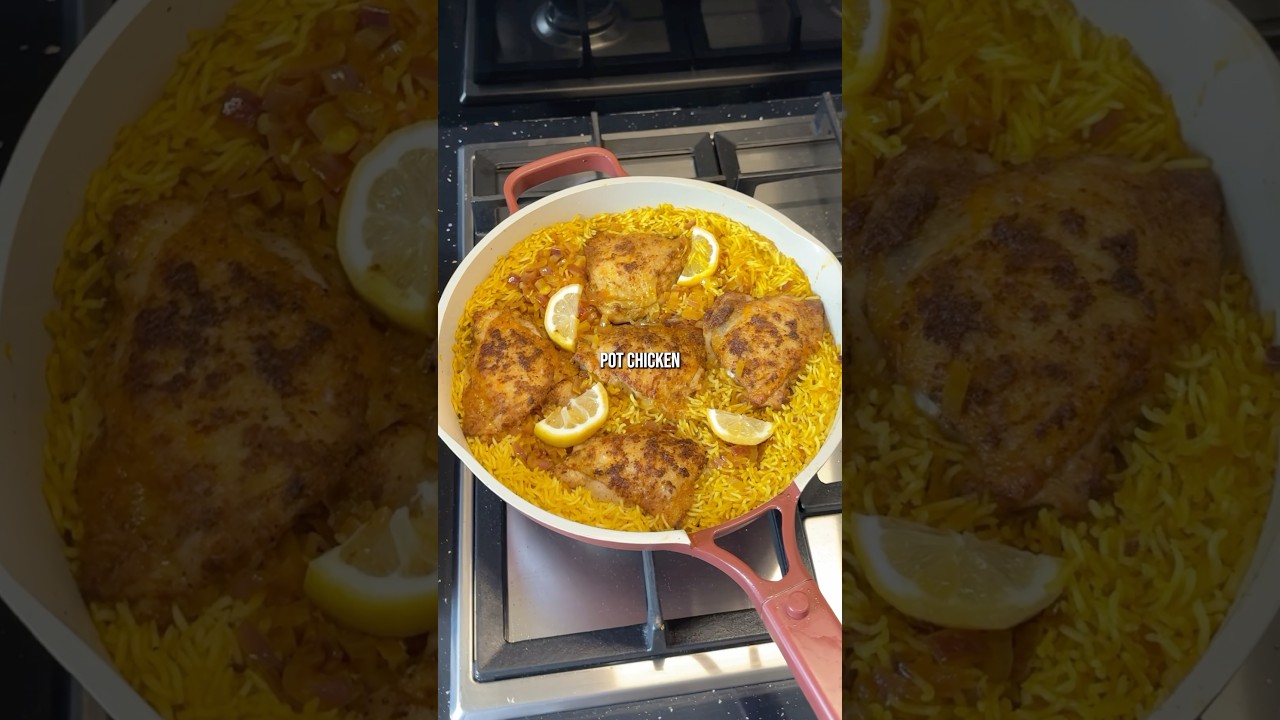 1 Pot - Chicken and Rice. Rainbow Slaw.
