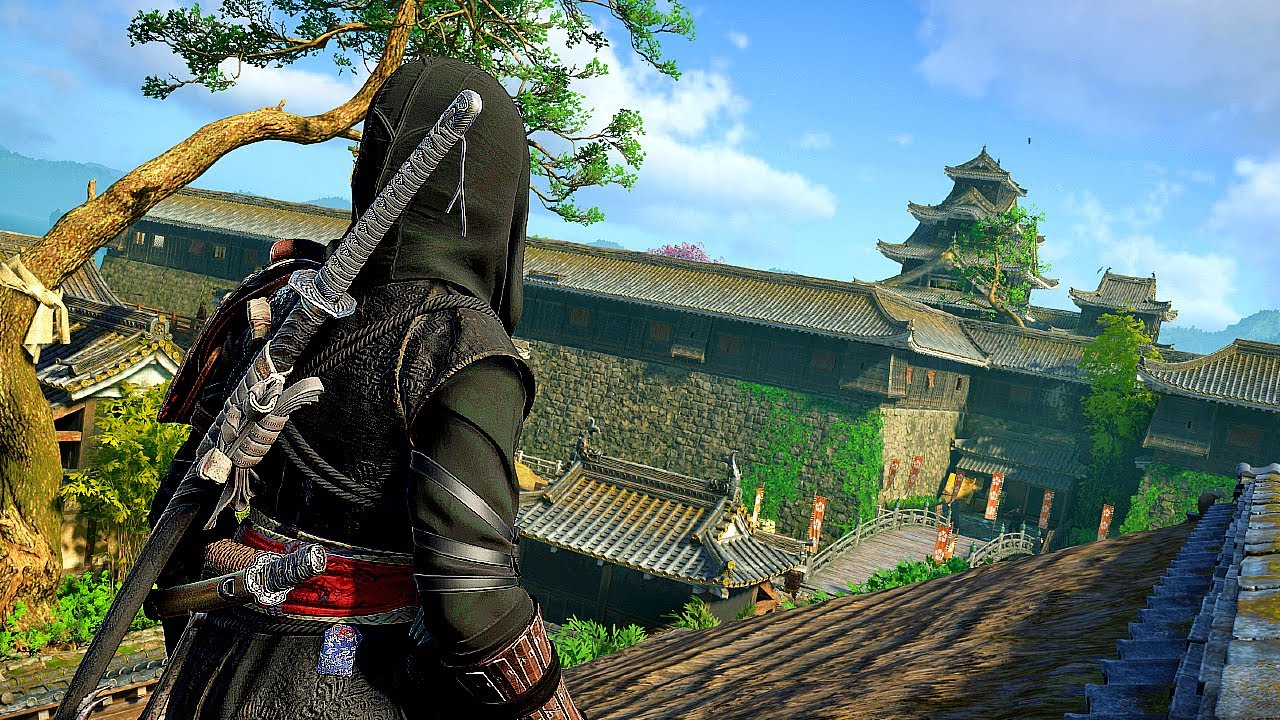 Assassin's Creed Shadows - Parkour Stealth Kills: Sakamoto Castle (Eliminate All Daishos)
