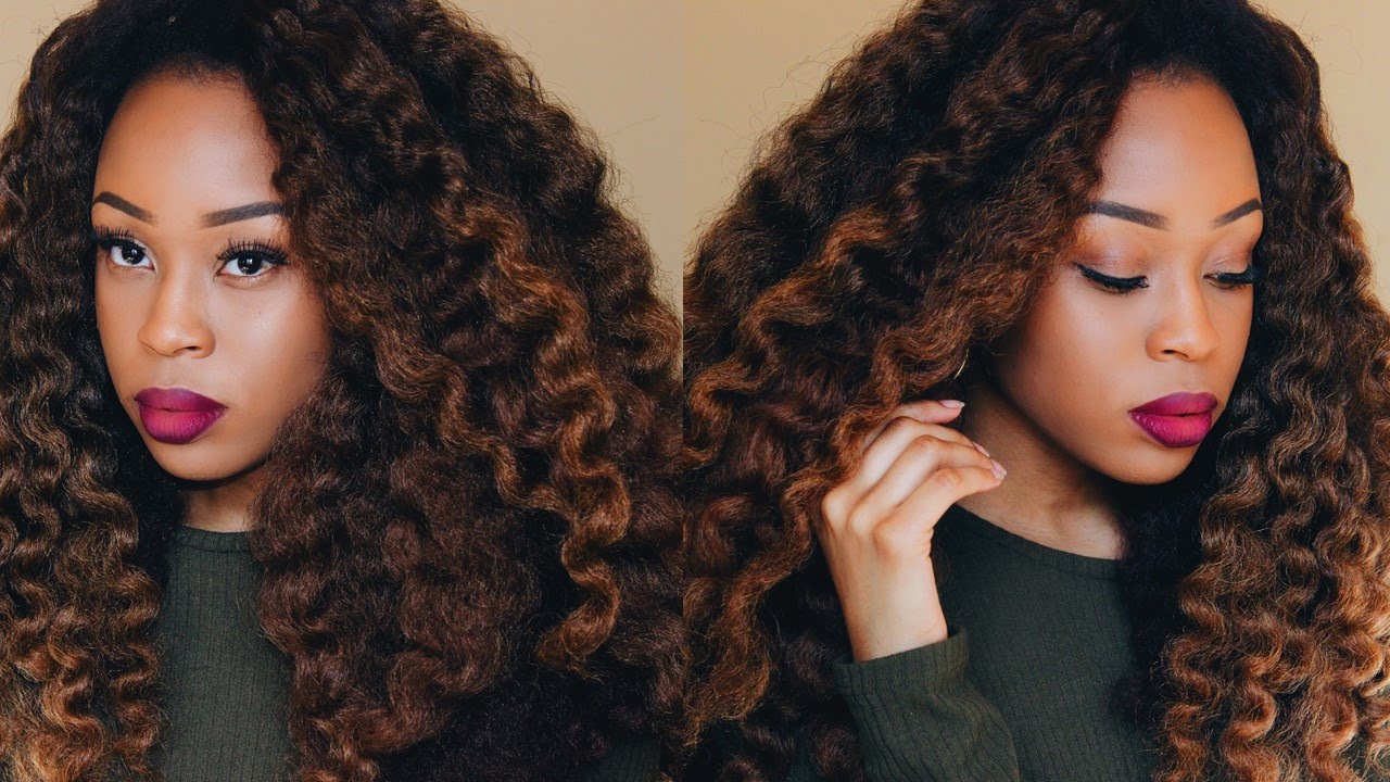 Protective Styles | Styling a Crochet Wig | FLAWLESS Flexi Rod Results