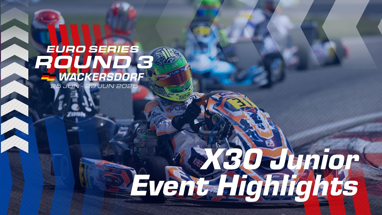 X30 Junior Highlights | Round 3, Wackersdorf | IAME Euro Series 2025