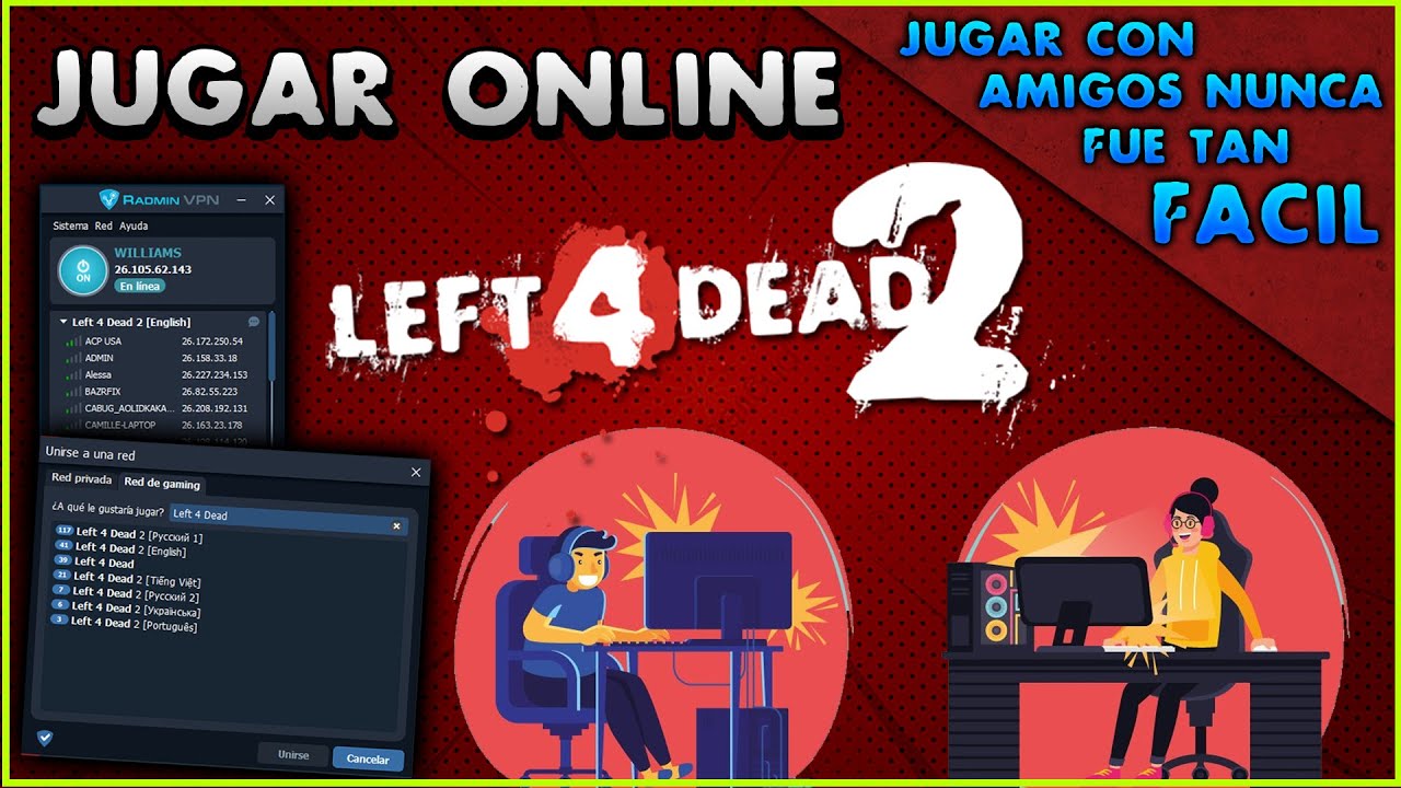 Como jugar Left 4 Dead 2 Online con amigos &iexcl;Bien explicado!