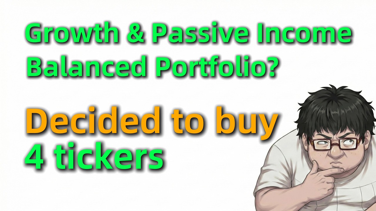 🧐Is it possible to have balanced Growth & Cashflow Portfolio? I would buy those 4 tickers