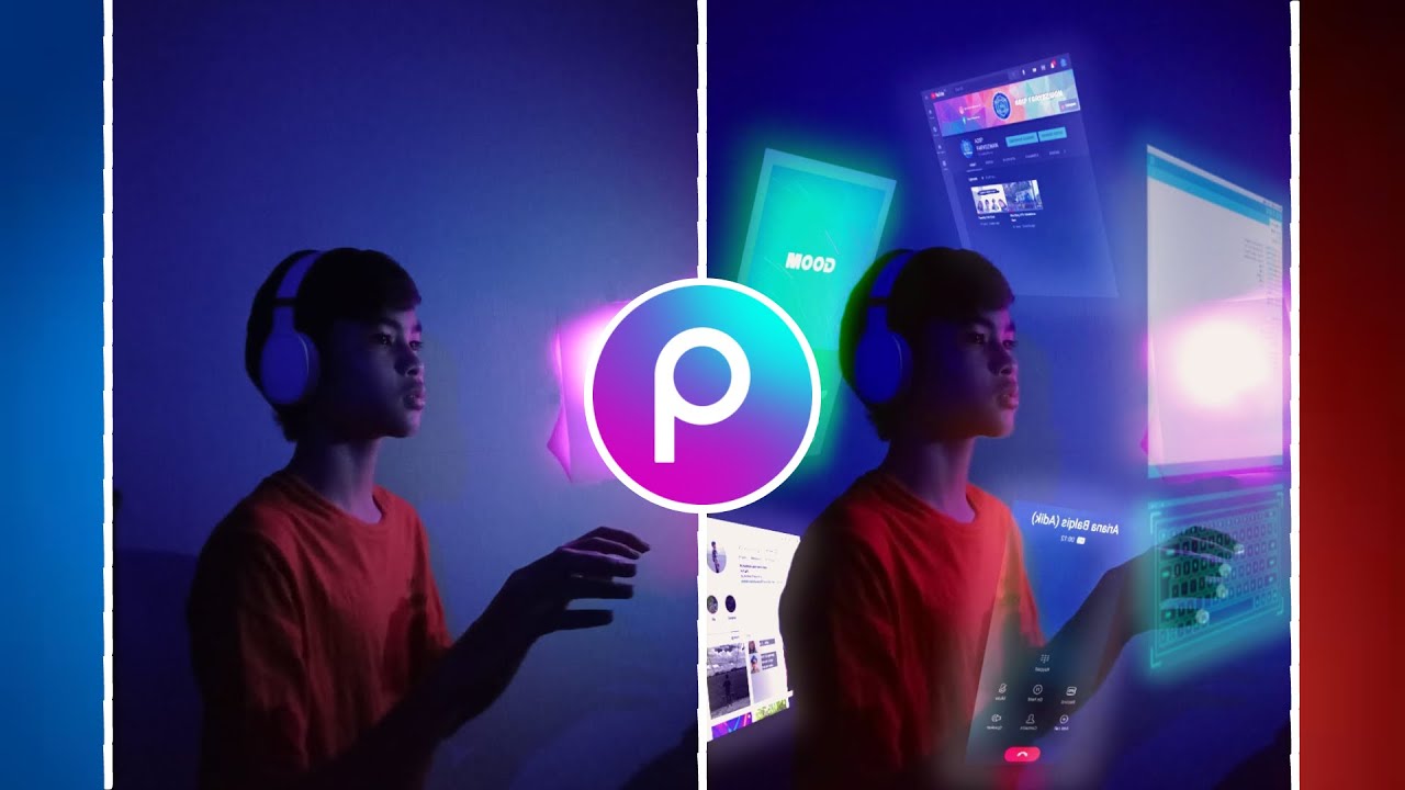 Hologram Editing ll Picsart Editing  ll Tutorial