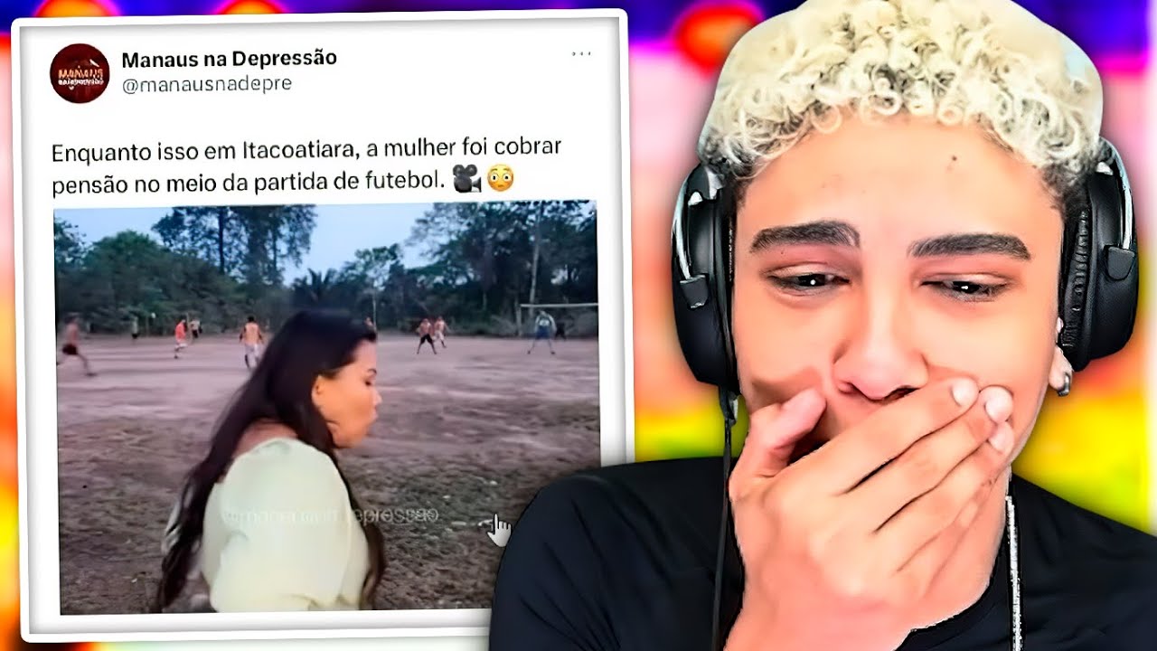ELA FOI COBRAR A PENSÃO NO MEIO DO FUTEBOL KKKKKK