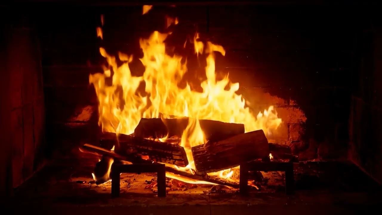 🔥 Cozy Fireplace Lo-Fi 🔥 Warm Beats for Studying, Relaxing & Sleeping