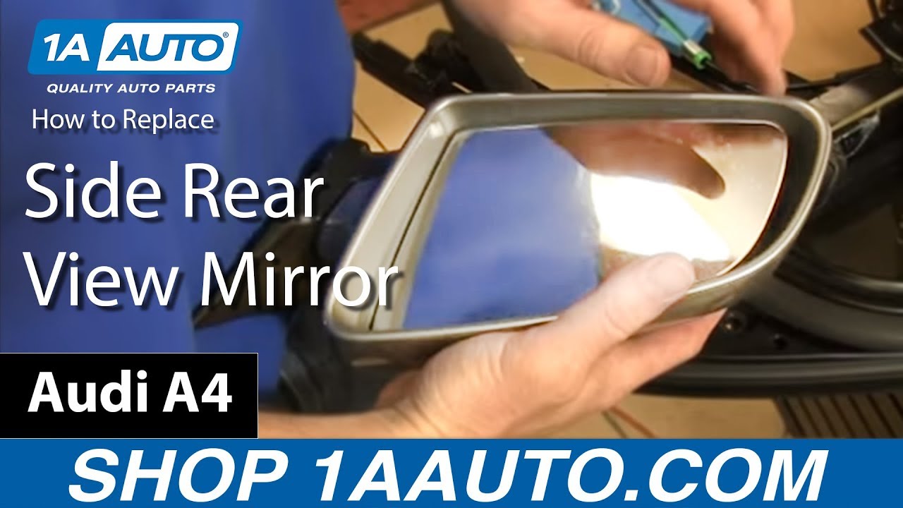 How To Replace Side View Mirror 03-08 Audi A4