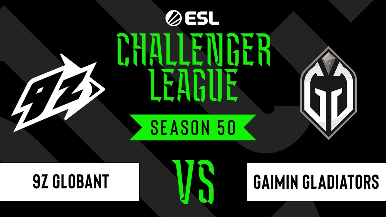 LIVE: Gaimin Gladiators vs 9z Globant - ESL Challenger League - Season 50 SA
