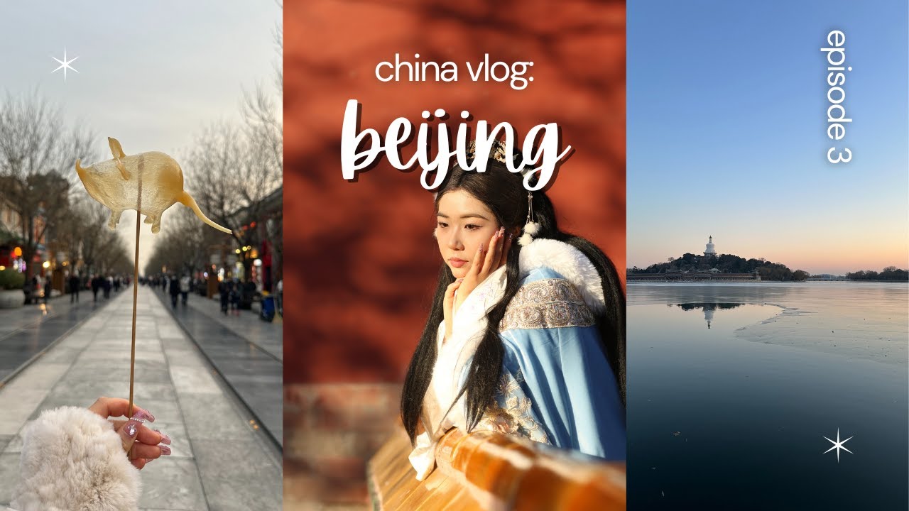 BEIJING VLOG | hanfu photoshoot, trying local foods