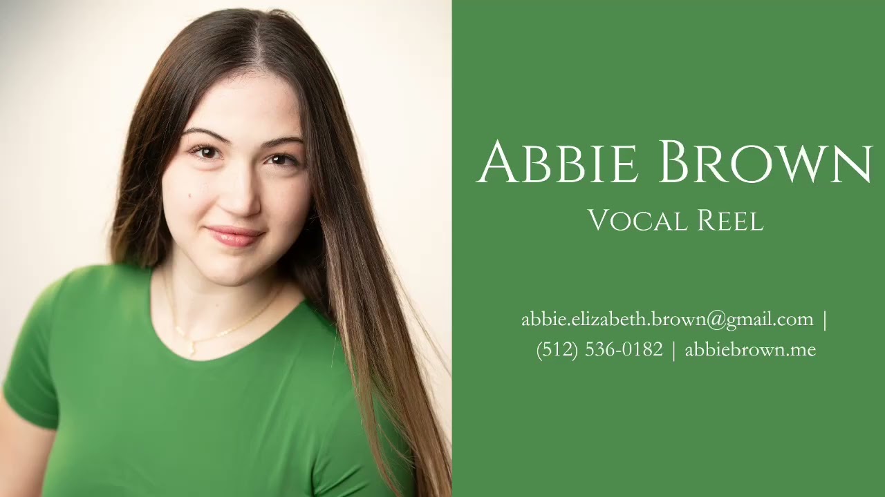Abbie Brown Full Musical Theatre Reel