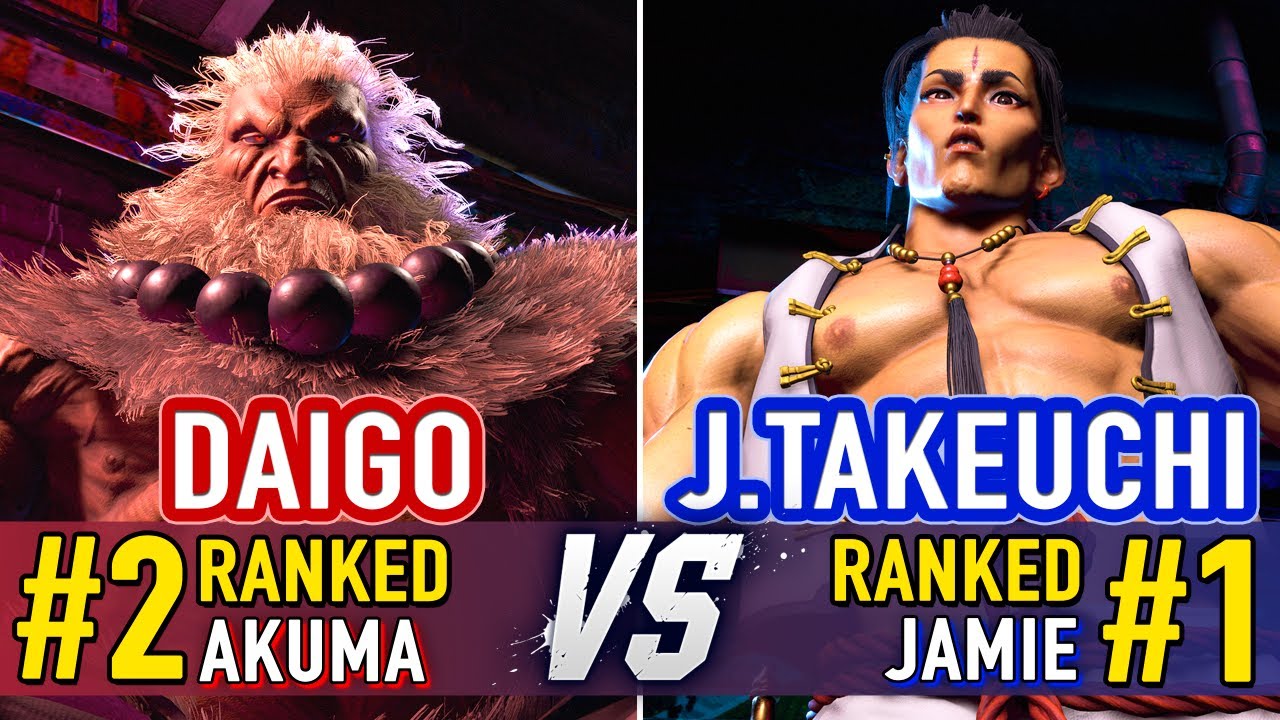 SF6 🤜 Daigo (#2 Ranked Akuma) vs John Takeuchi (#1 Ranked Jamie) 🤛 SF6 High Level Gameplay