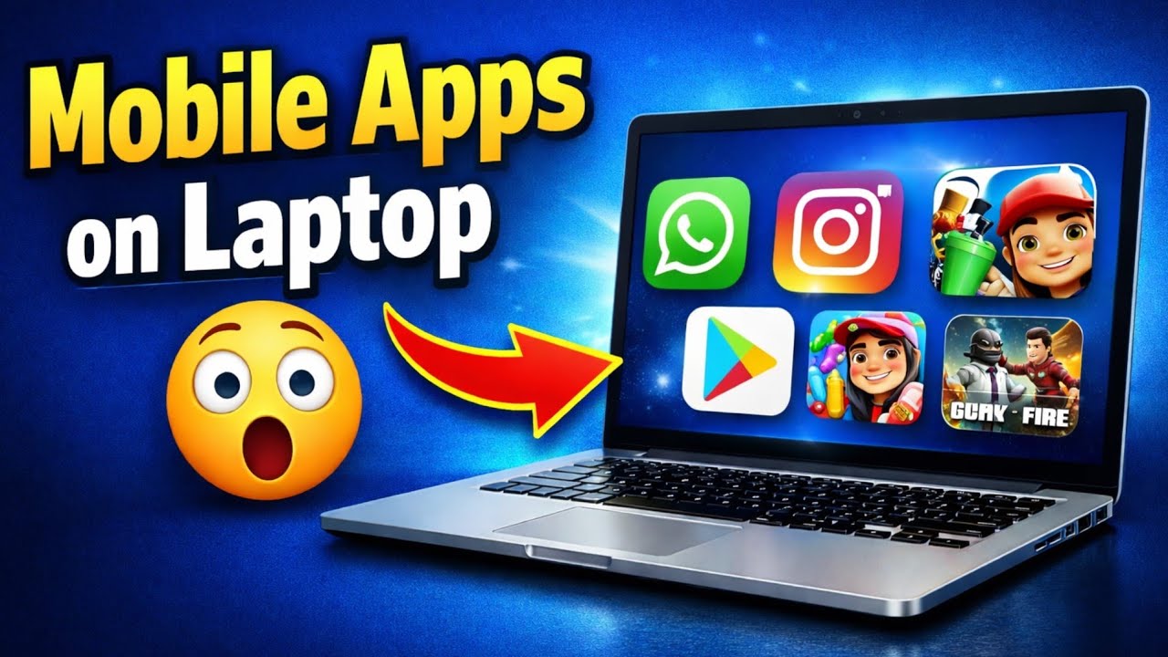 laptop me android app kaise chalaye | Mobile Apps on PC (2026 Guide)