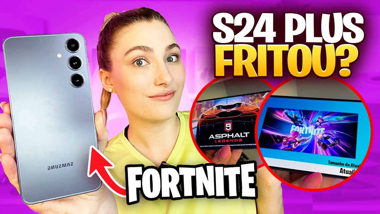 🤯 S24 PLUS COM O POLÊMICO EXYNOS - TESTE DE JOGO