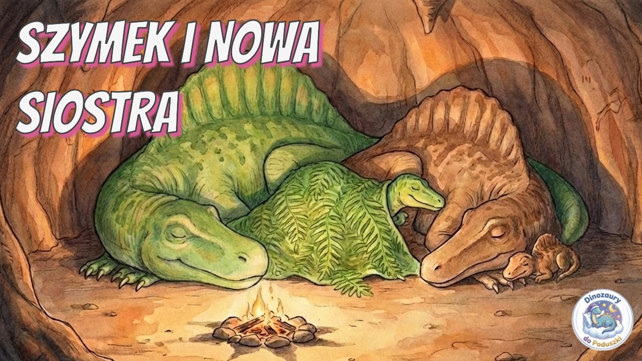 Bajka na Dobranoc: Szymek i Nowa Siostra 🦕 Spokojny Sen (Audiobook)
