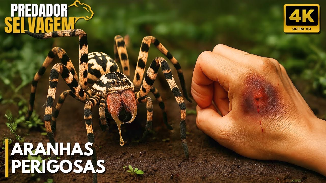ARANHAS: As 7 esp&eacute;cies que mais MAT4M HUMANOS! | Document&aacute;rio Animal
