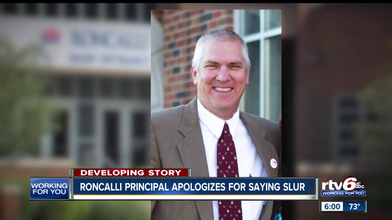 Roncalli principal apologizes after using 