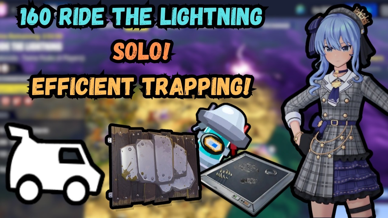 160 RIDE THE LIGHTNING SOLO! SMART TRAPPING MAKES IT EASY! | Fortnite STW