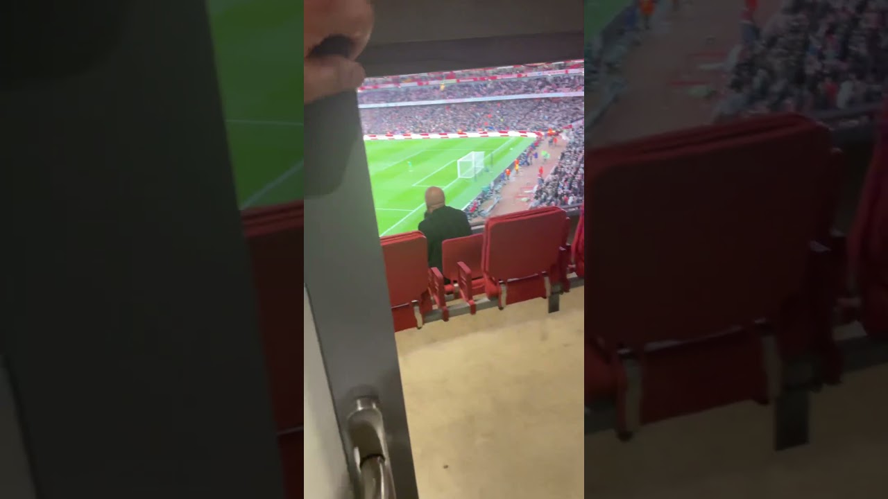 Executive box, ￼ emirates stadium Arsenal Fulham 2025