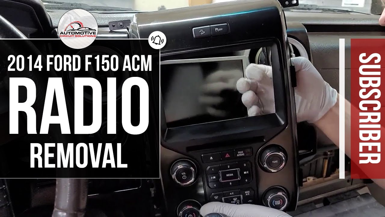2014 Ford F150 ACM Radio Removal | How To Remove | No sound