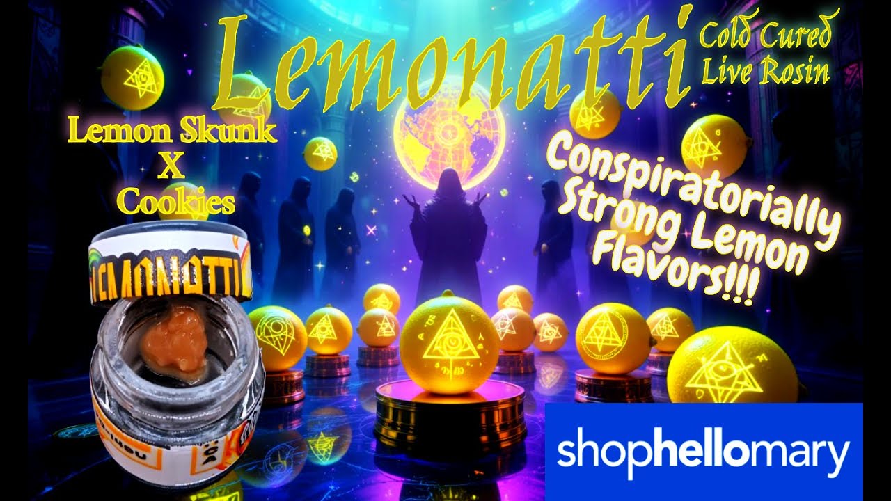 Trying ShopHelloMary Lemonatti Cold Cured THCa Live Rosin - Old School Lemon Flavor!