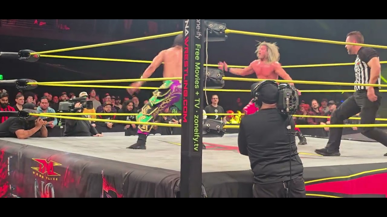 Tna nick nemeth & eddy Edward's vs Leon slater mike Santana nashville tn the pinnacle 2 13 26 