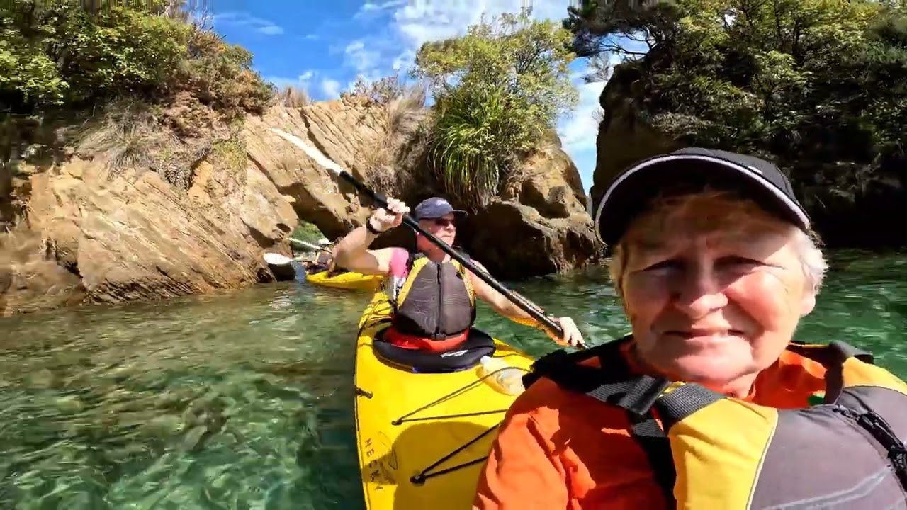 Kayaking Queen Charlotte Sound, New Zealand