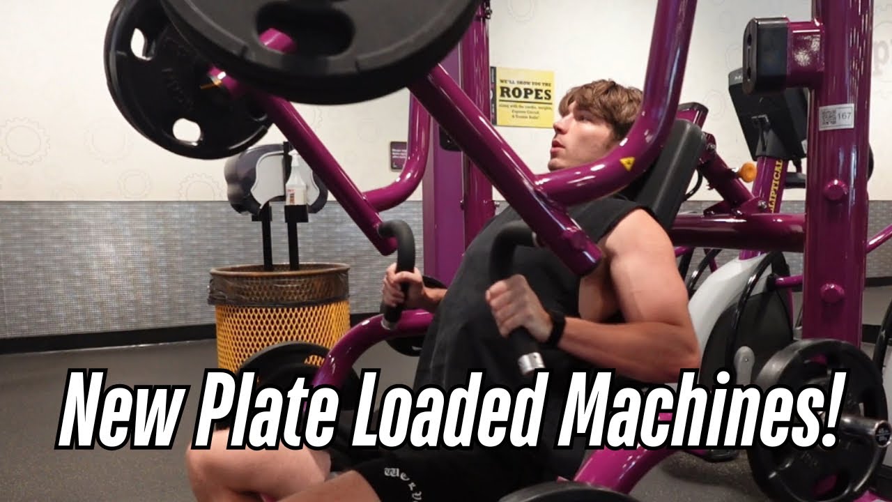 TRYING NEW PLANET FITNESS MACHINES PT 2 (PLATE LOADED CHEST PRESS, PREACHER CURL, CALF RAISE & MORE)
