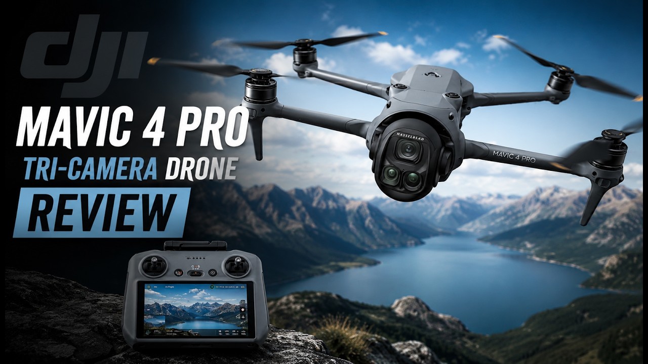 DJI Mavic 4 Pro Tri-Camera Drone Review | Best Long Range Drone for Cinematic Filmmaking 2026!