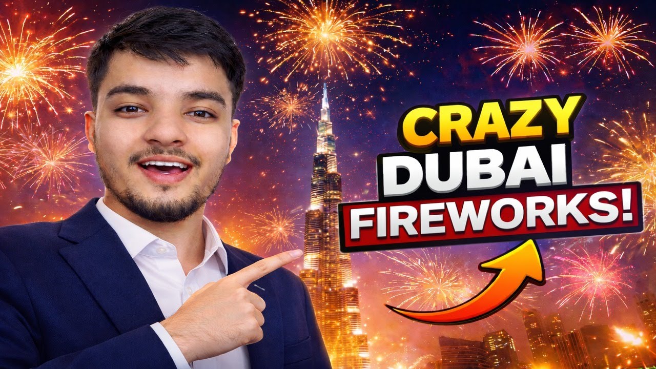 🔥 Burj Khalifa New Year Fireworks 2025