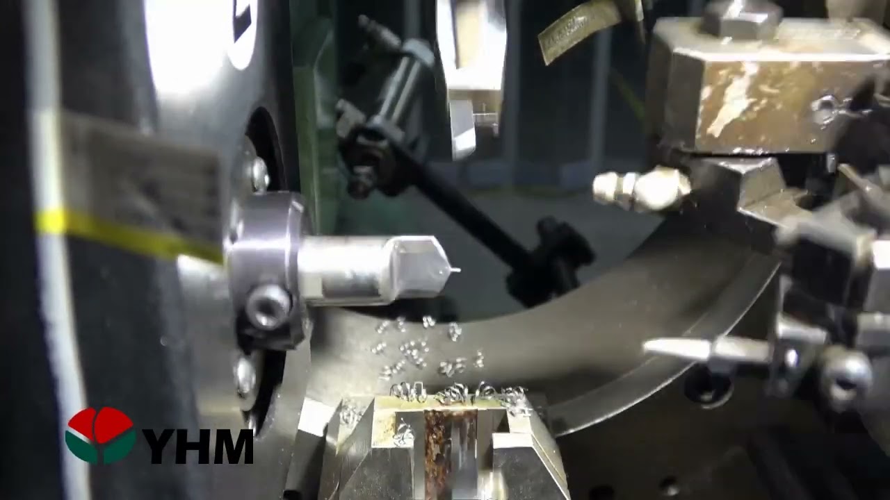 線径0.2mm ダブルトーションバネ｜旧型機械を6軸CNC制御に改造する｜台湾YHM 友匯機械株式会社