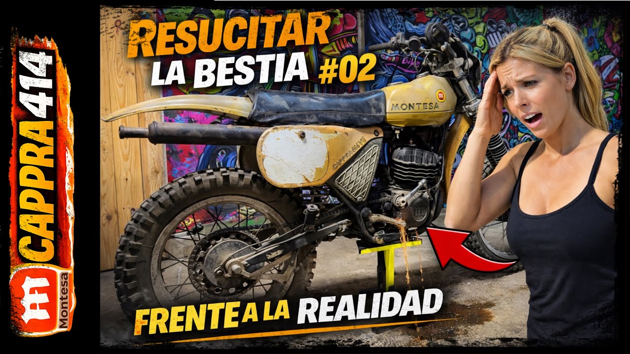 Intenté arrancar una moto parada 30 años… y casi lo consigo | Montesa Cappra 414 VE