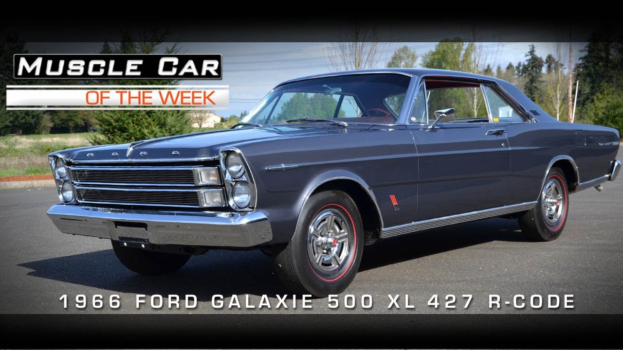 Видео «Маслкар недели» №7: Galaxie 500 XL 1966 года, R-код 427
