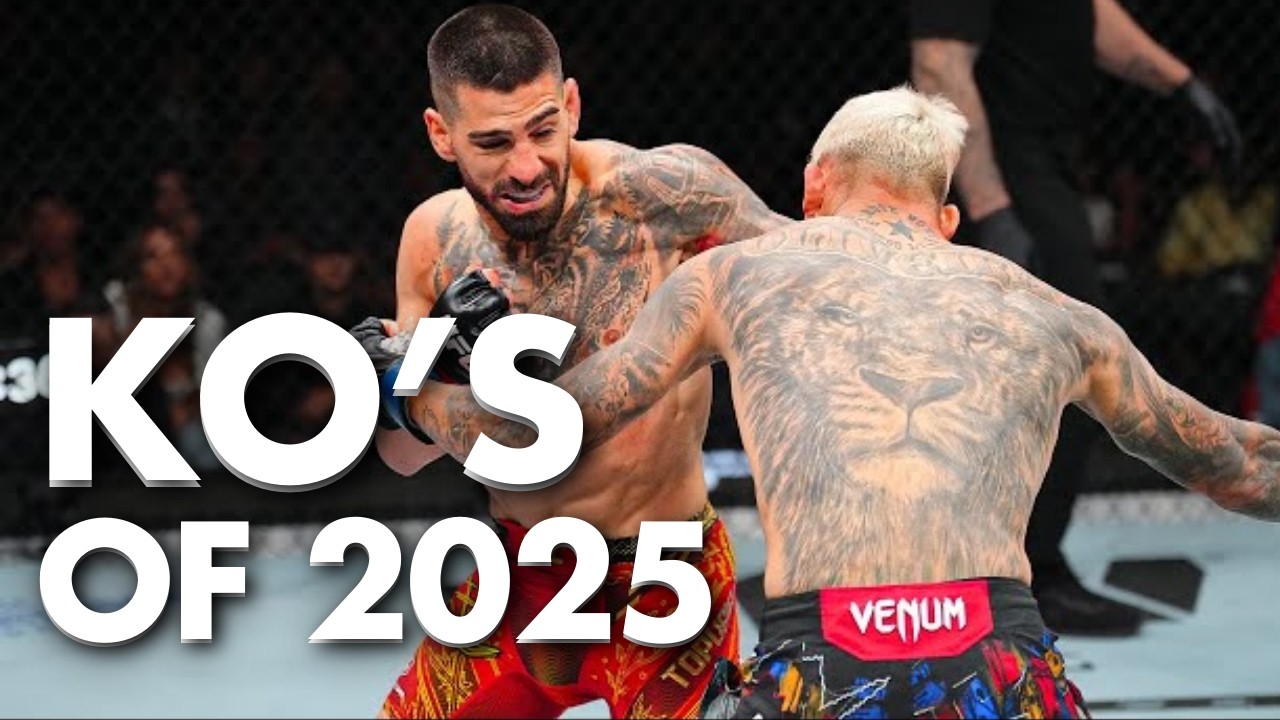 Ilia Topuria Knocked Out Charles Oliveira COLD!!! | Reacting To The Greatest KOs Of 2025