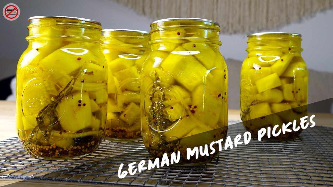 Senfgurken - German Semi Sweet Mustard Pickles