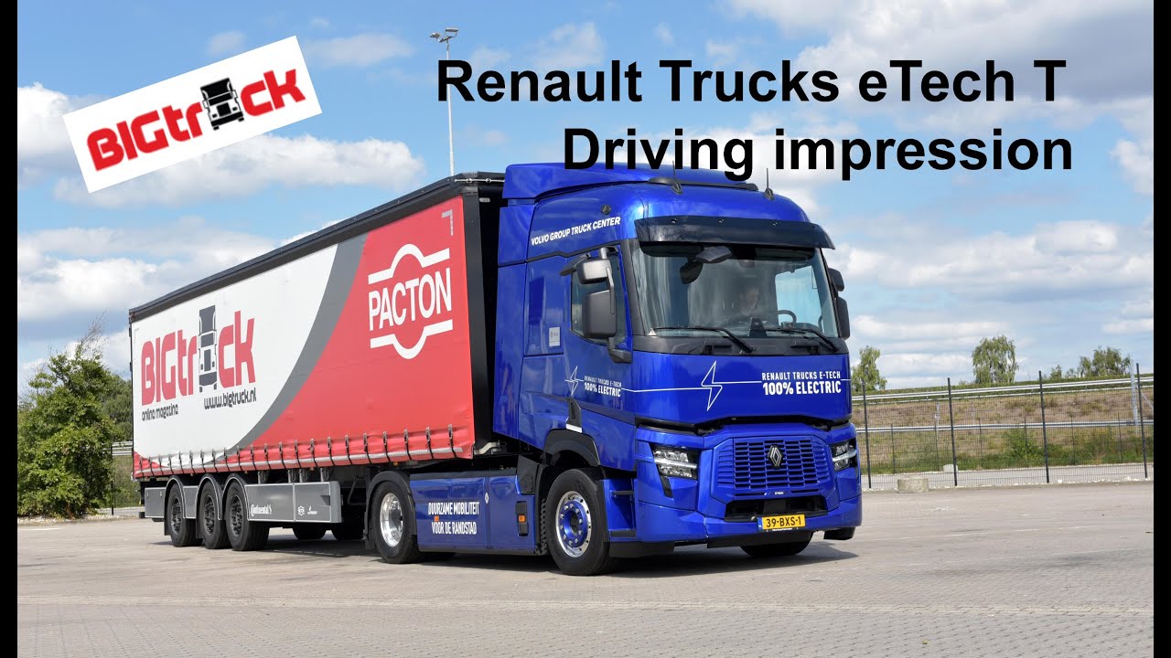 Впечатления от вождения BIGtruck Renault Trucks eTech T