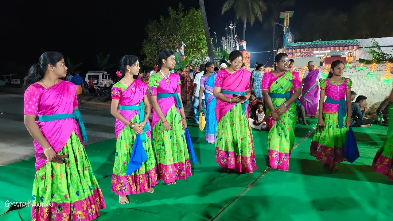 Live தென்றல் கலைக்குழு வள்ளிக்கும்மி ஒயிலாட்டம் சிறப்பு நிகழ்ச்சி கூட்டப்பள்ளி அவினாசி