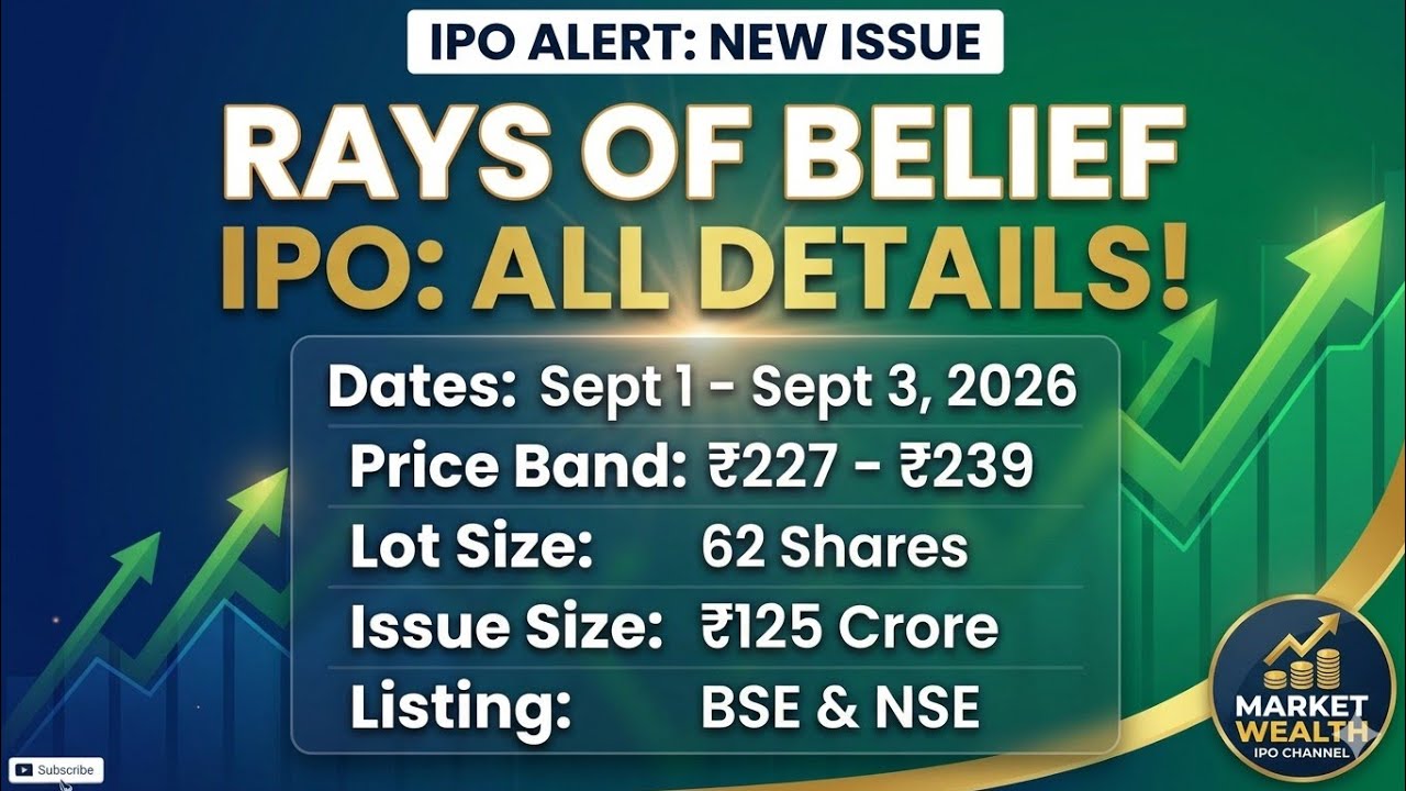 Rays of Belief IPO 2026 🚨 GMP,🔥🔥🔥🔥 Price Band & Listing | IPO apply करे या avoid??