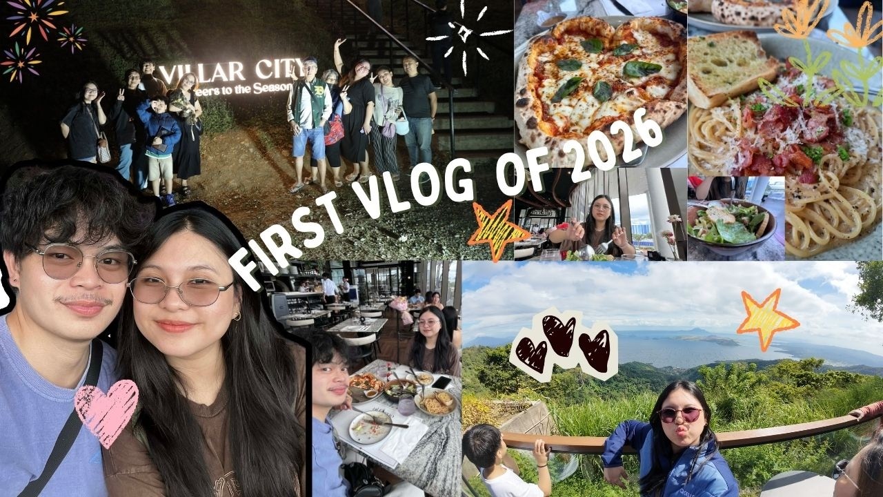 First Vlog of 2026 || New Year's Eve, random dates, Tagaytay, mukbang