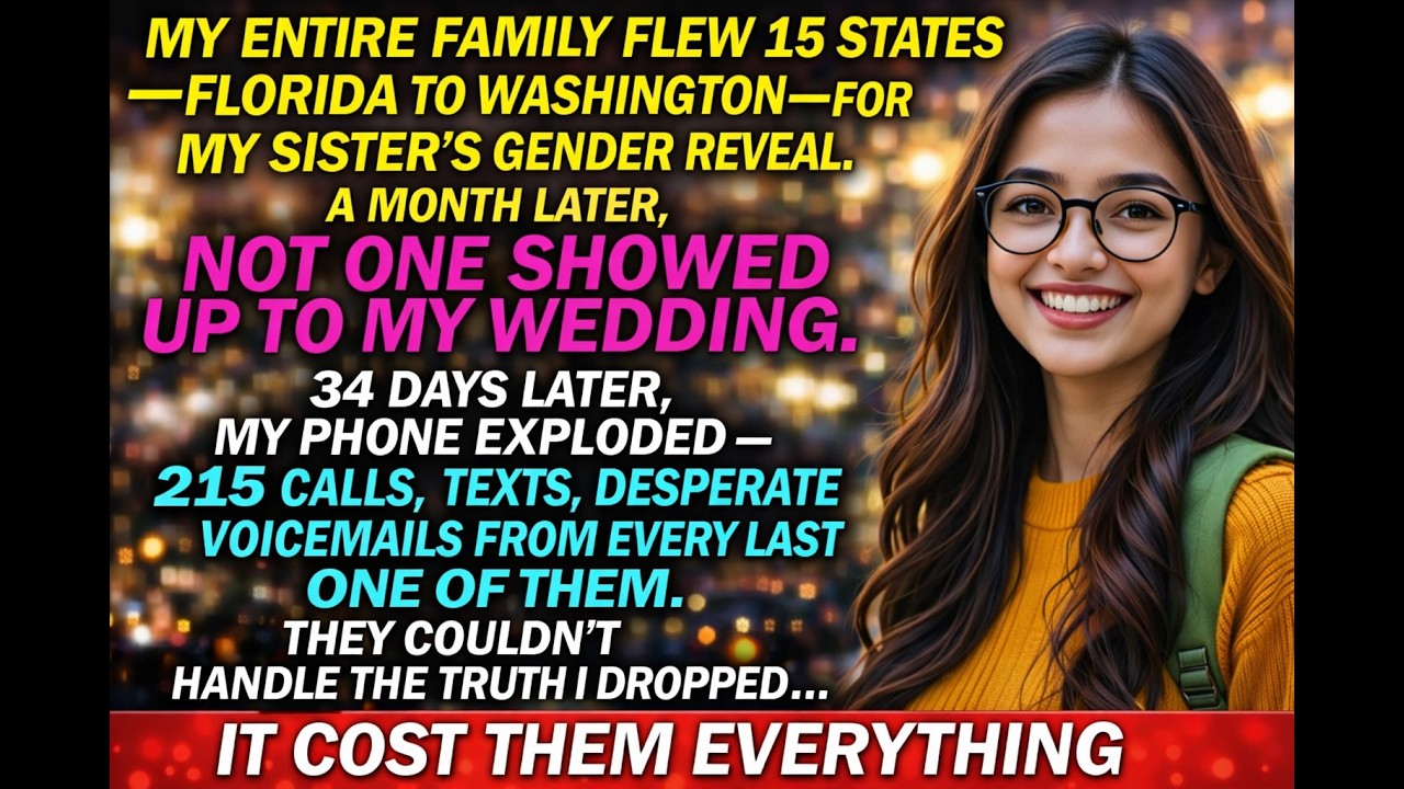 My Entire Family Skipped My Wedding but Flew 15 States for My Sister — They Regret It Now
