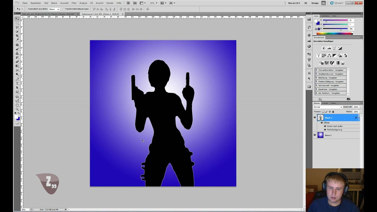 Photoshop Tutorial Deutsch Spotlight Bild