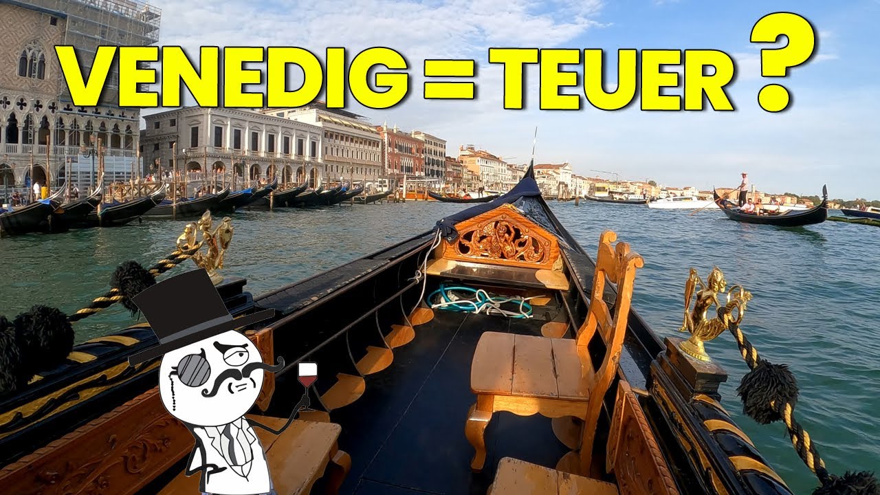 DAS kostet ein Tag in VENEDIG! (Parken, Pizza, Gondelfahrt usw.)