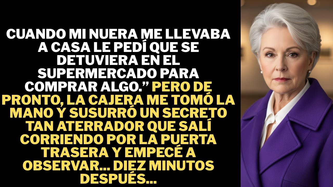 Dejé a mi nuera esperándome en el coche mientras entraba al supermercado, algo completamente norma