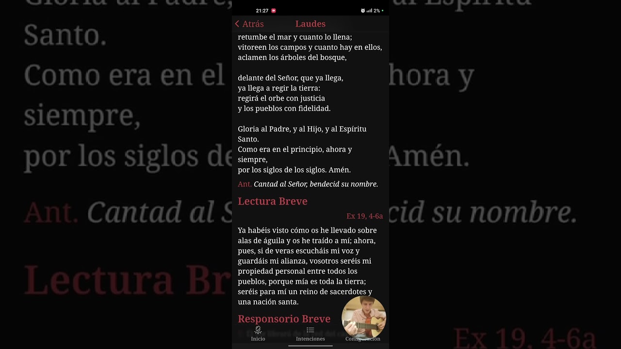 Laudes Cantados - Lunes 9 de marzo de 2026