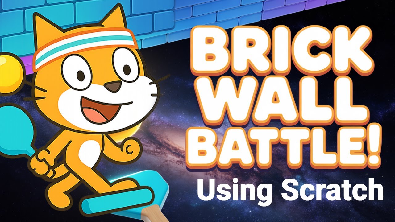 Scratch Project: Break the Brick Challenge 🔥 | Learn to Code Brick Breaker Arcade Game for Kids