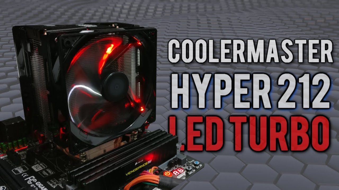 Cooler Master Hyper 212 Led Turbo - Unboxing, Review y Test